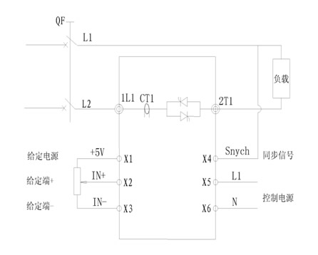 單相可控硅調壓器安裝和基本電路接線原理圖(圖2)